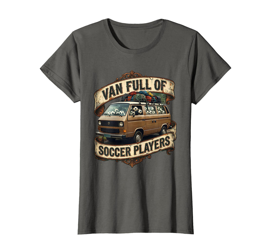 Van Full Soccer Players Soccer Mom T-Shirt - Minimalist Print Men Women - T-Shirt, Sweatshirt, Hoodie