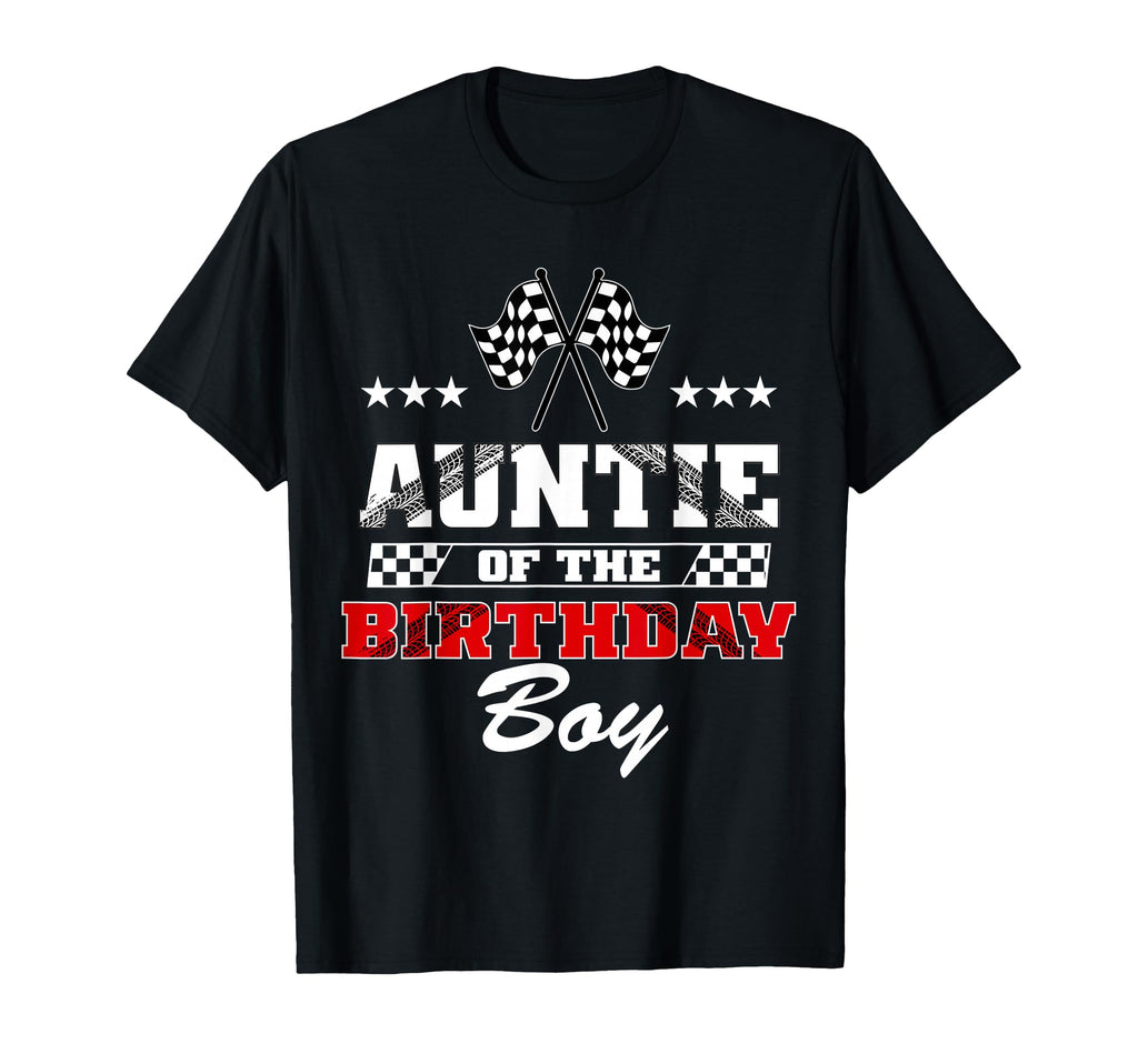 Auntie Birthday Soccer Party Family T-Shirt - Fun Novelty Design Men Women - T-Shirt, Sweatshirt, Hoodie