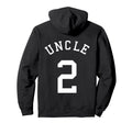 Uncle Team No 2 Football Soccer Volleyball Hoodie - Novelty Apparel Unisex - T-Shirt, Sweatshirt, Hoodie