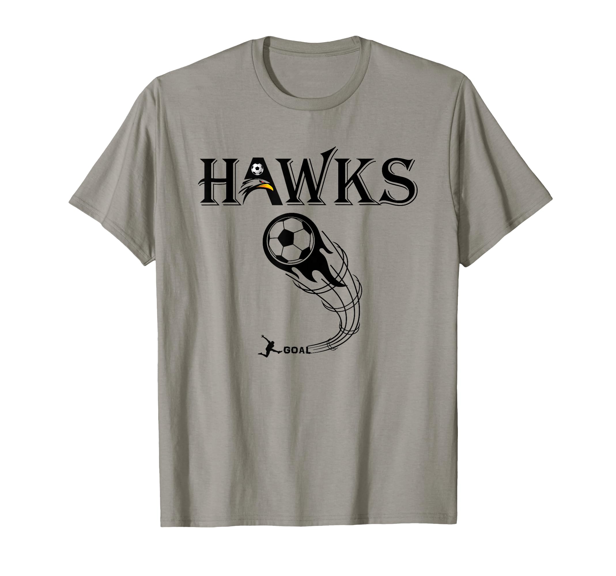 Hawks Soccer Team T-Shirt - Aesthetic Graphic Unisex - T-Shirt, Sweatshirt, Hoodie