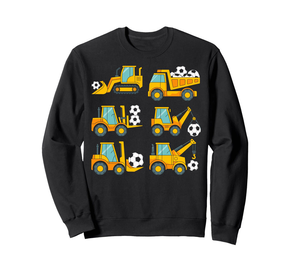 Construction Trucks Carrying Sweatshirt - Fun Novelty Design Men Women - T-Shirt, Sweatshirt, Hoodie