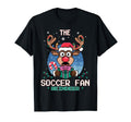 Soccer Fan Reindeer Matching Family T-Shirt - Custom Art Print Unisex - T-Shirt, Sweatshirt, Hoodie