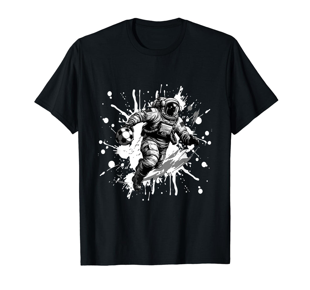 Astronaut Playing Soccer Sports Team T-Shirt - Trendy Graphic for Adults - T-Shirt, Sweatshirt, Hoodie