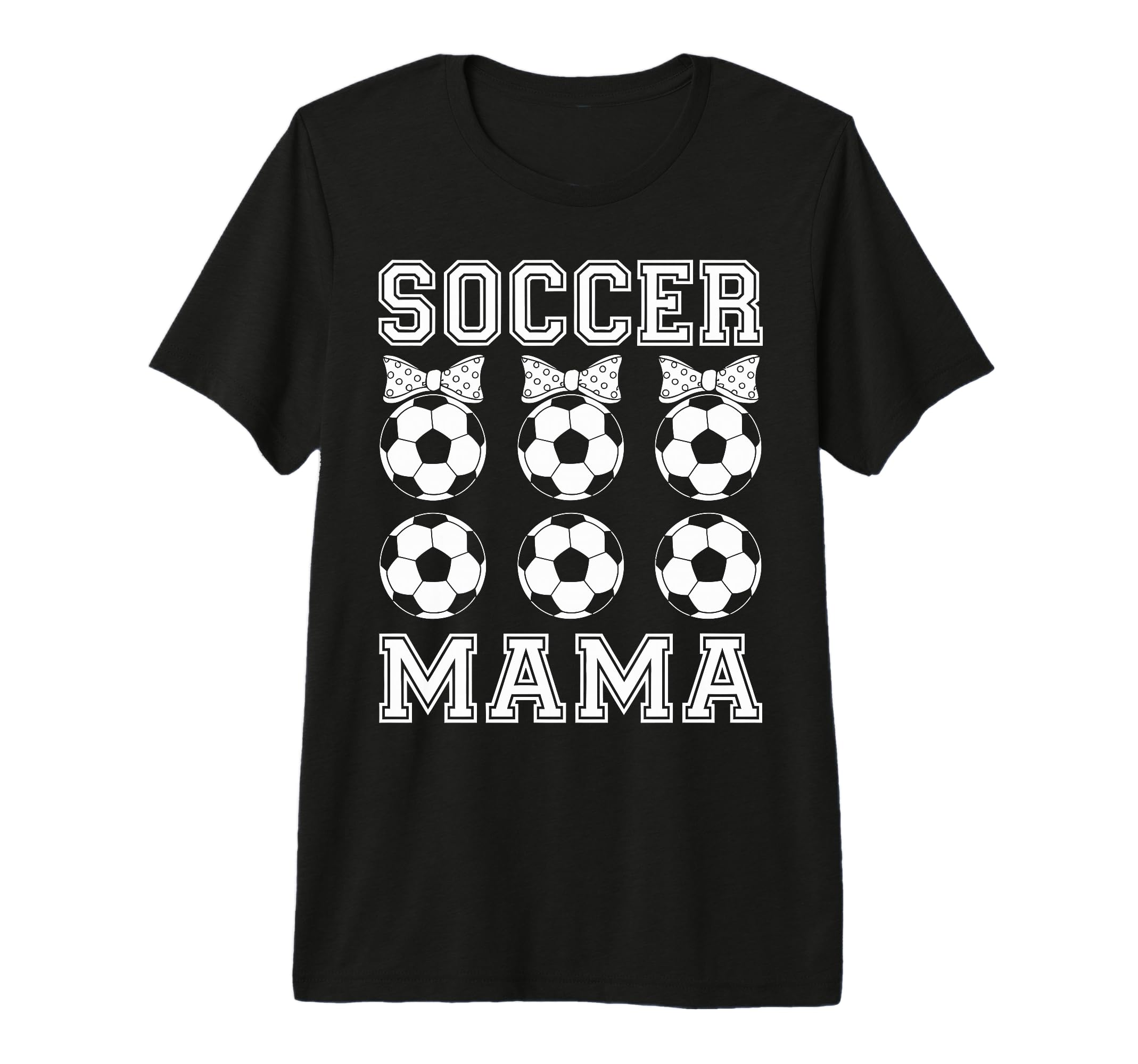 Soccer Mama Coquette Bow Soccer T-Shirt - Casual Everyday Wear Men Women - T-Shirt, Sweatshirt, Hoodie