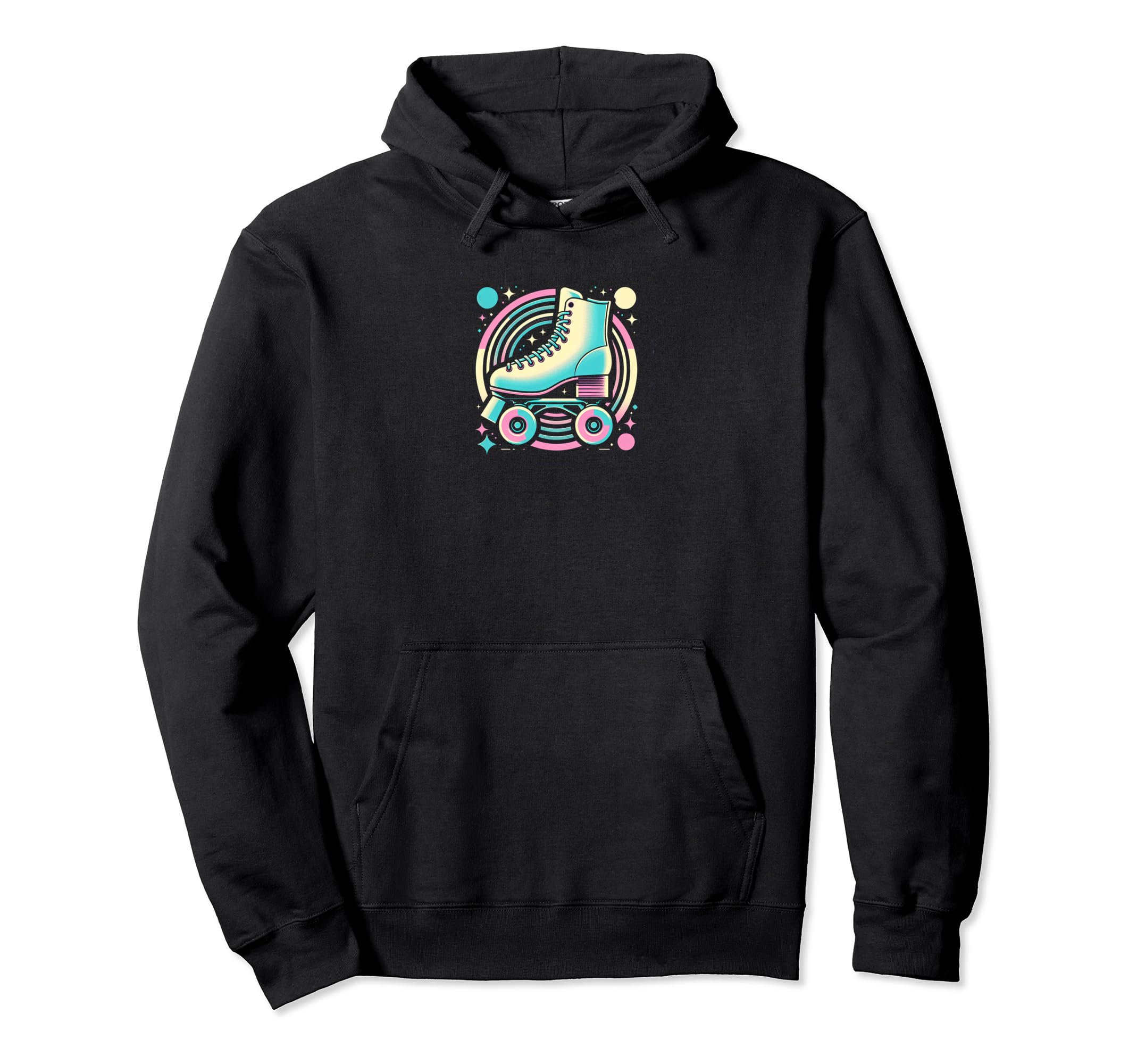 Roller Skate Disco Fever Hoodie - Trendy Graphic Unisex - T-Shirt, Sweatshirt, Hoodie
