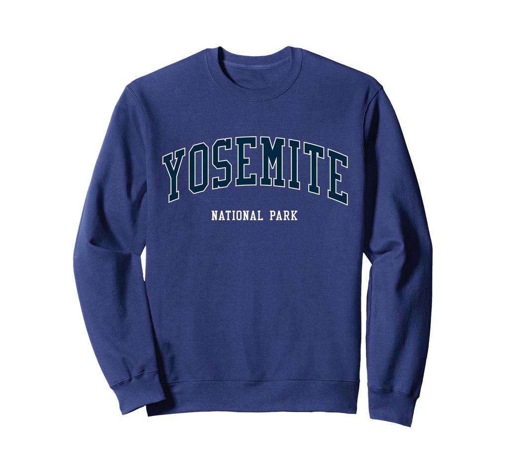 Yosemite National Park Atheltic Sweatshirt - Aesthetic Graphic for Adults - T-Shirt, Sweatshirt, Hoodie