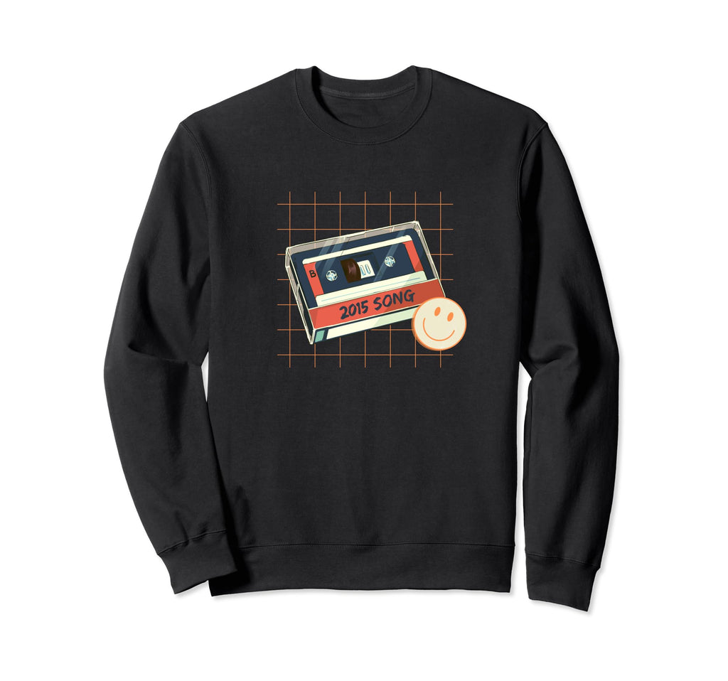 Cassette Tape 2015 Sweatshirt - Casual Everyday Wear Men Women - T-Shirt, Sweatshirt, Hoodie