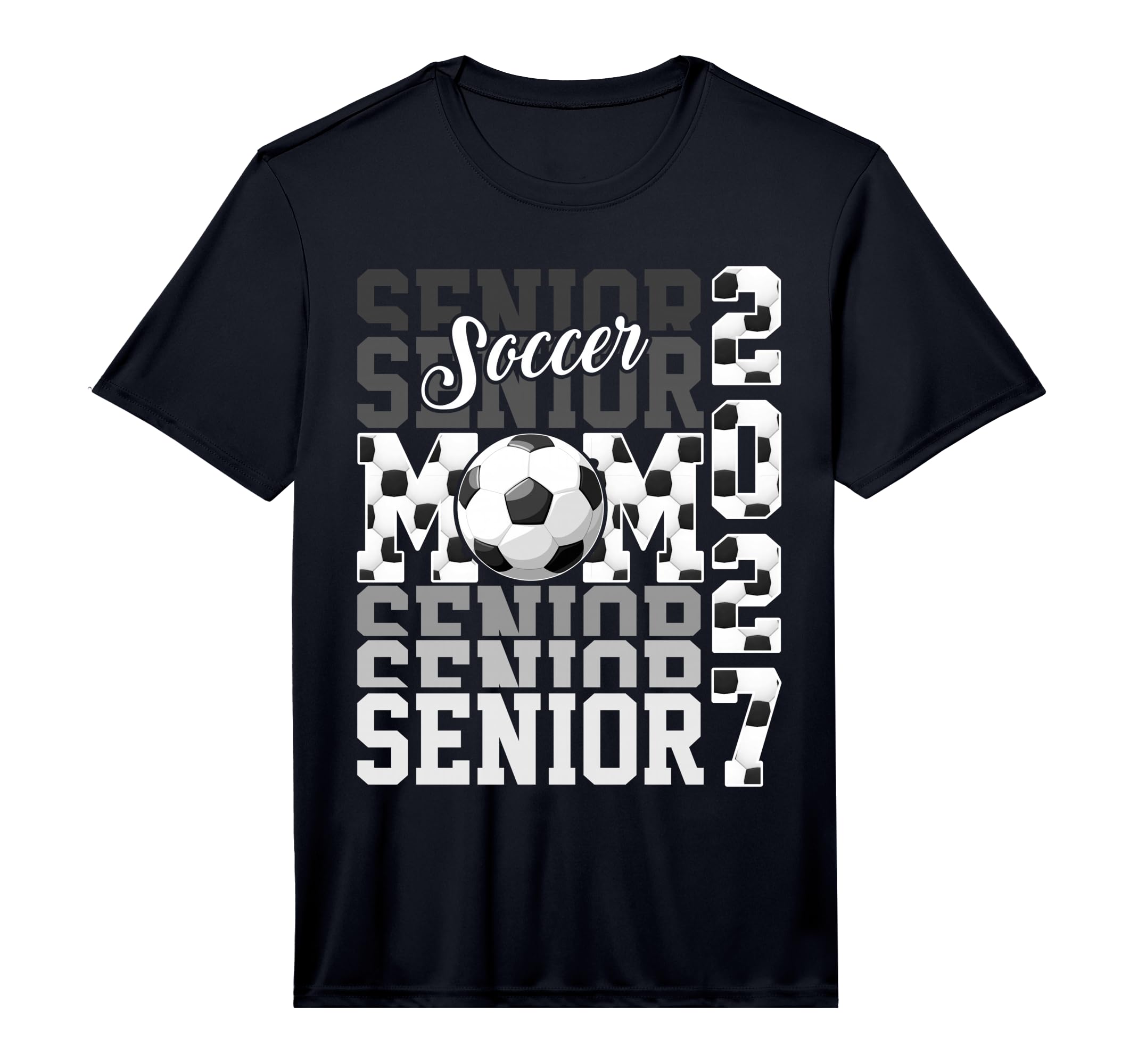 Senior 2027 Soccer Mom Proud Family T-Shirt - Novelty Apparel Unisex - T-Shirt, Sweatshirt, Hoodie