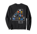 4Th Birthday 4 Year Old Sweatshirt - Fun Novelty Design for Adults - T-Shirt, Sweatshirt, Hoodie