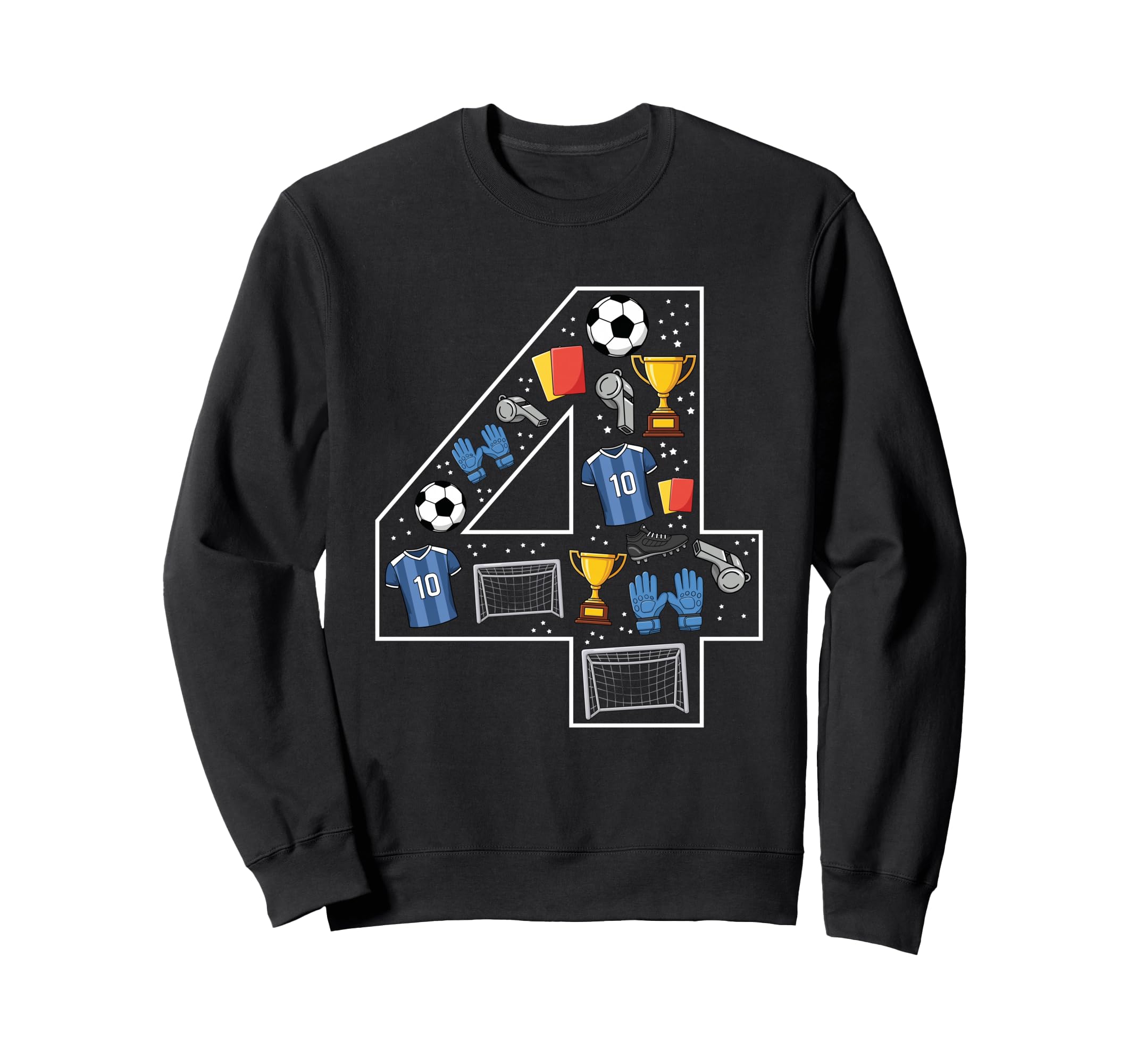 4Th Birthday 4 Year Old Sweatshirt - Fun Novelty Design for Adults - T-Shirt, Sweatshirt, Hoodie