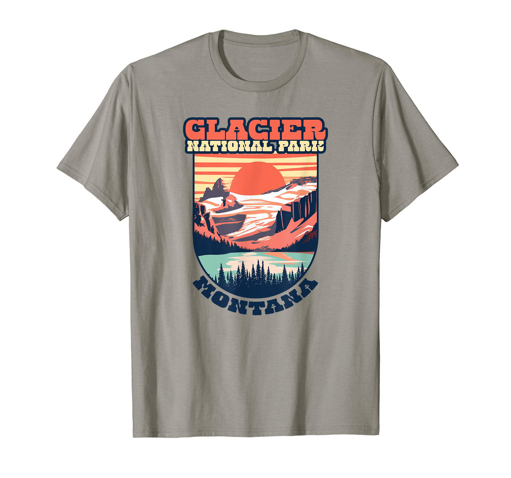 Glacier National Park Montana T-Shirt - Aesthetic Graphic for Adults - T-Shirt, Sweatshirt, Hoodie