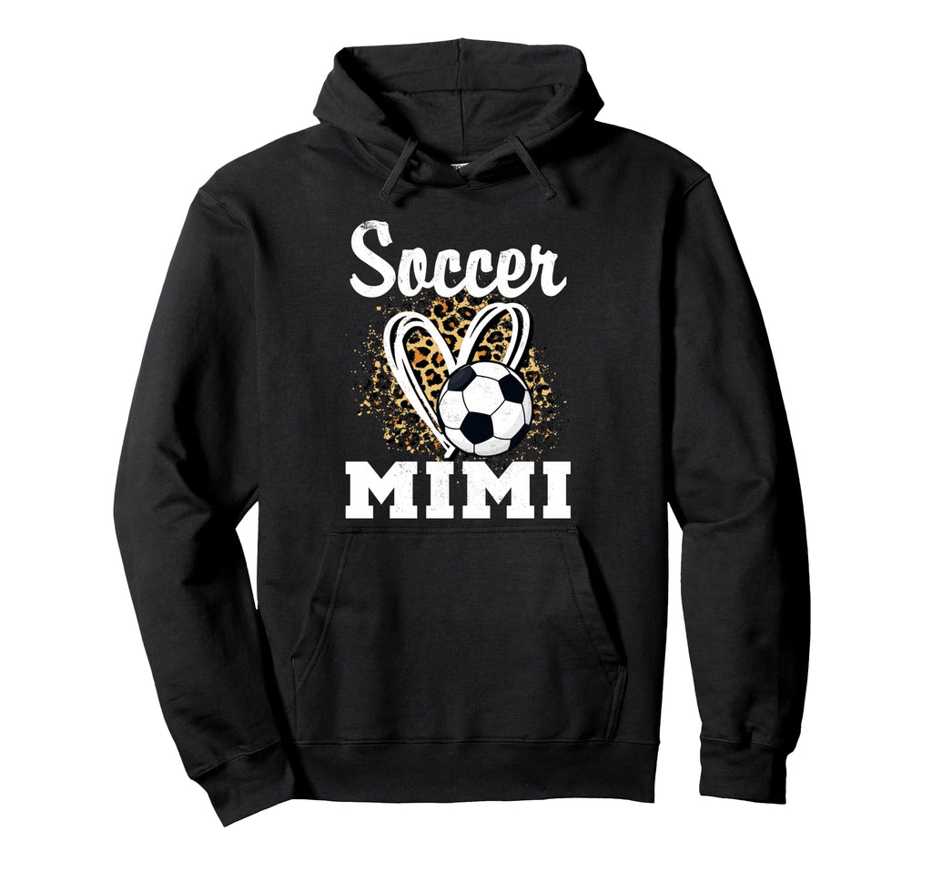 Soccer Mimi Leopard Heart Grandma Hoodie - Fun Novelty Design Unisex - T-Shirt, Sweatshirt, Hoodie