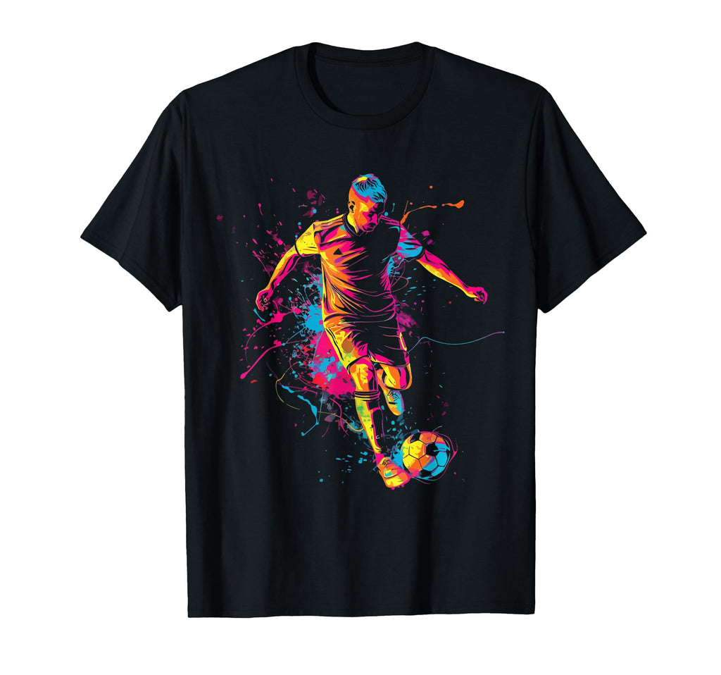 Ball Game Football Paint Splash T-Shirt - Fun Novelty Design for Adults - T-Shirt, Sweatshirt, Hoodie