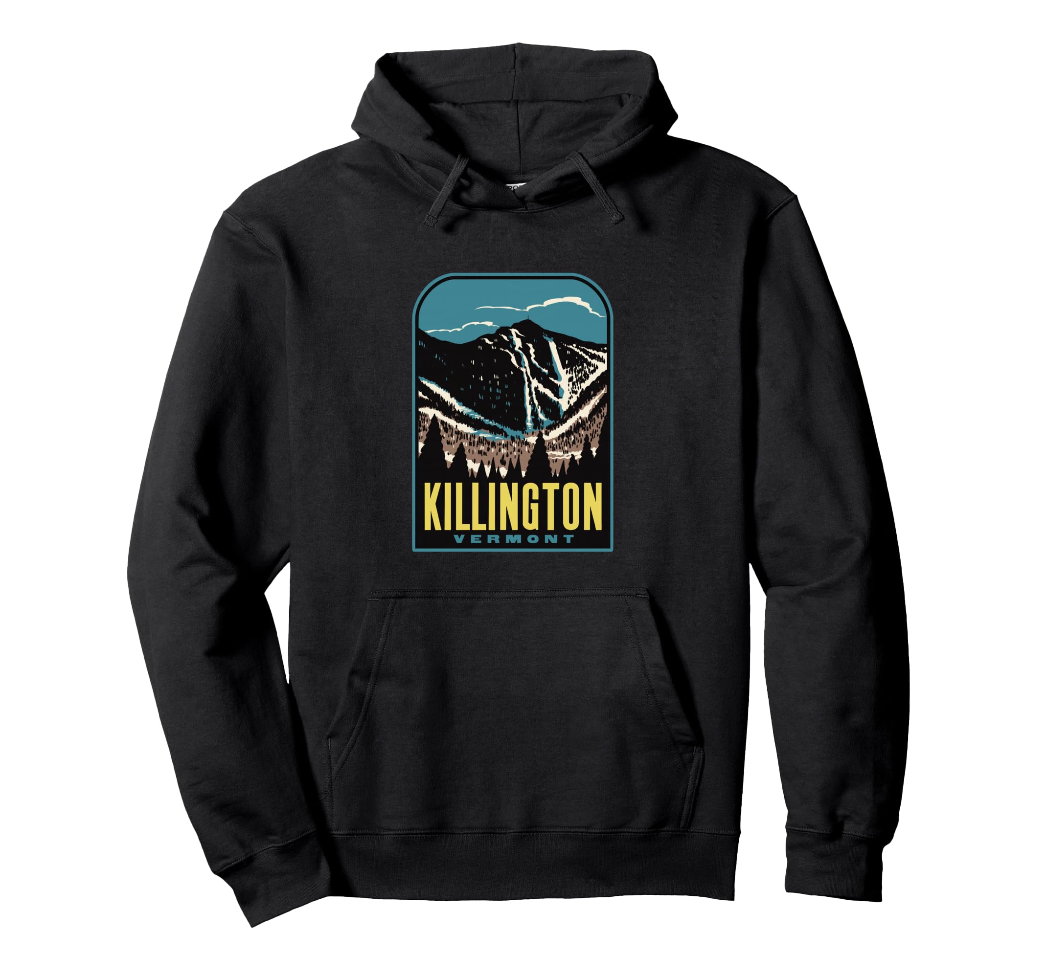 Killington Vermont Skiing Hoodie - Minimalist Print Unisex - T-Shirt, Sweatshirt, Hoodie