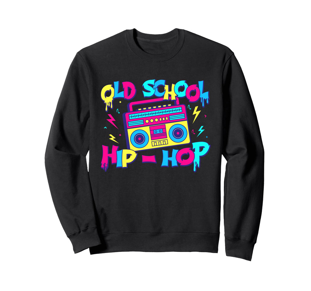 Old School Hip Hop 80S 90S Music Sweatshirt - Aesthetic Graphic for Adults - T-Shirt, Sweatshirt, Hoodie