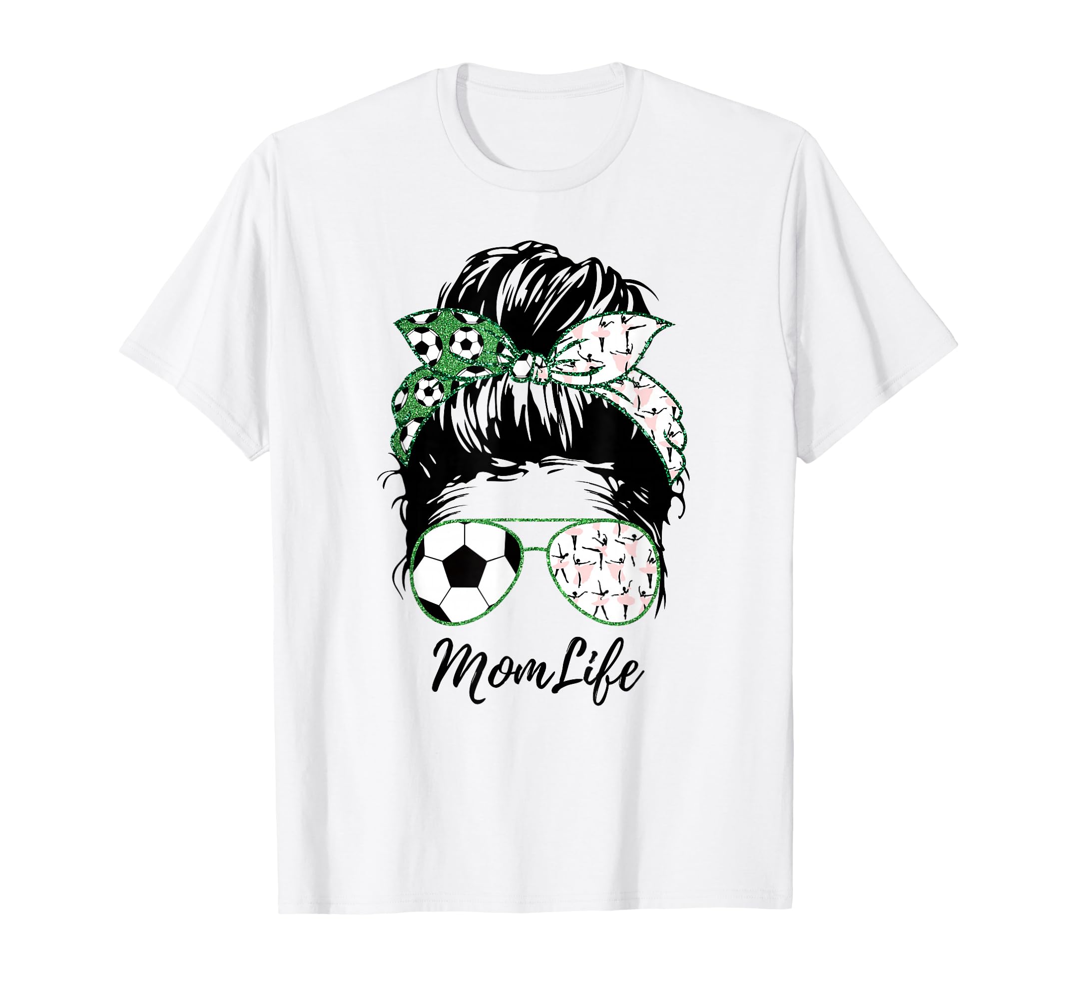 Mom Life Soccer Mom Dance Mom Both T-Shirt - Aesthetic Graphic for Adults - T-Shirt, Sweatshirt, Hoodie