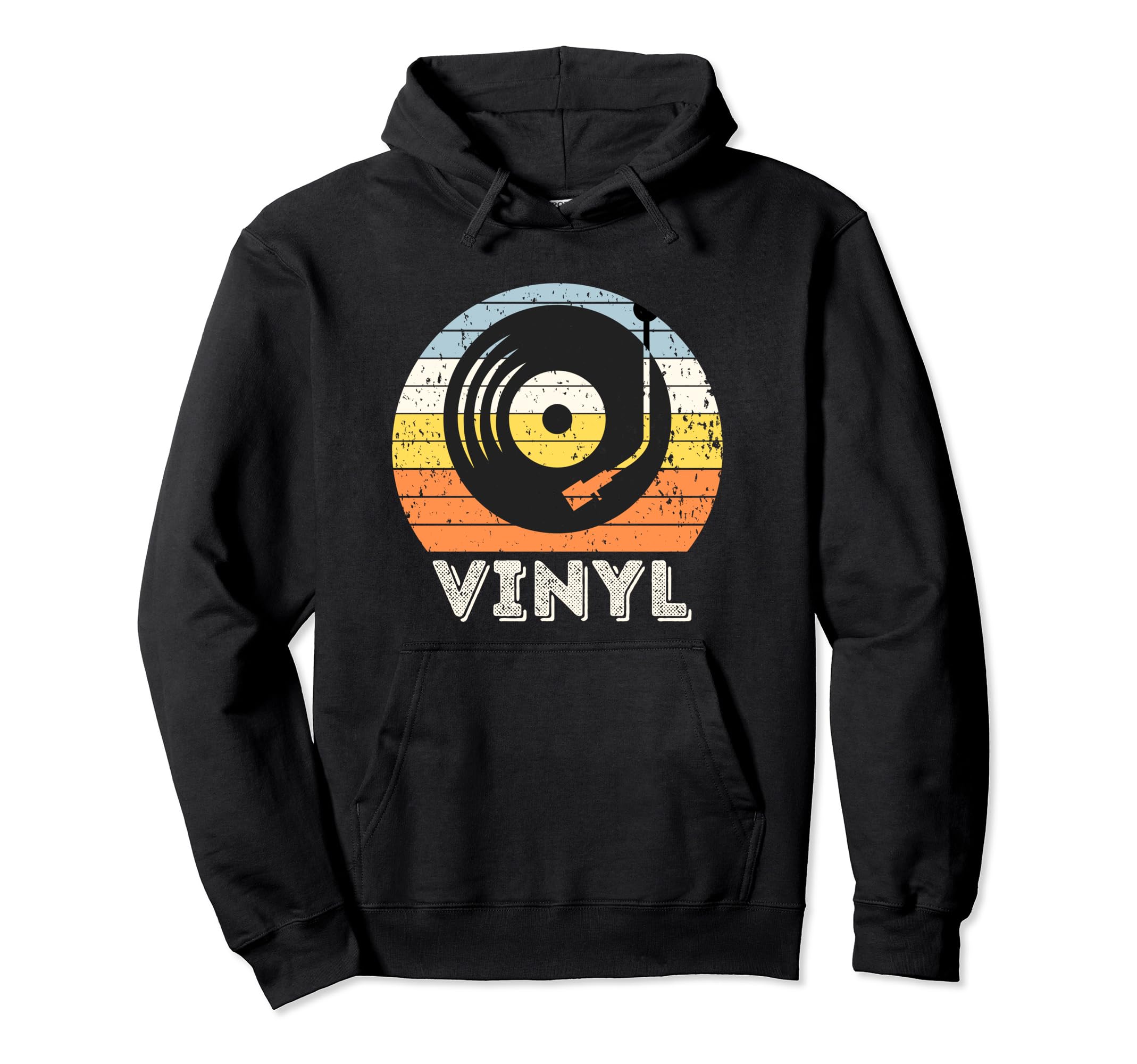 Vinyl Record Player Hoodie - Aesthetic Graphic for Adults - T-Shirt, Sweatshirt, Hoodie
