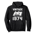 Birthday Best 1974 Bday 1974 Cassette Tape Hoodie - Graphic Print Unisex - T-Shirt, Sweatshirt, Hoodie