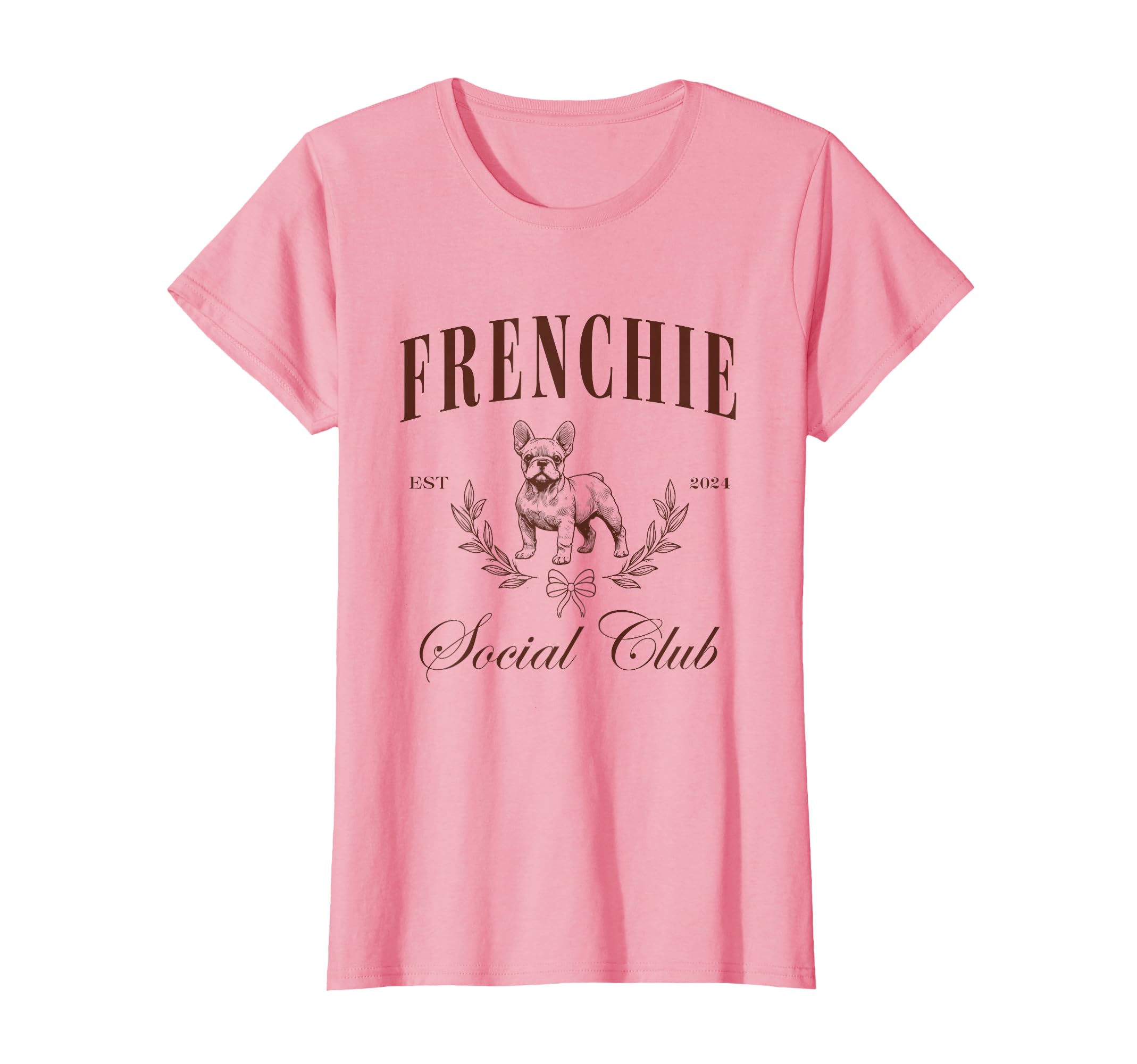Frenchie Social Club French Bulldog T-Shirt - Minimalist Print for Adults - T-Shirt, Sweatshirt, Hoodie