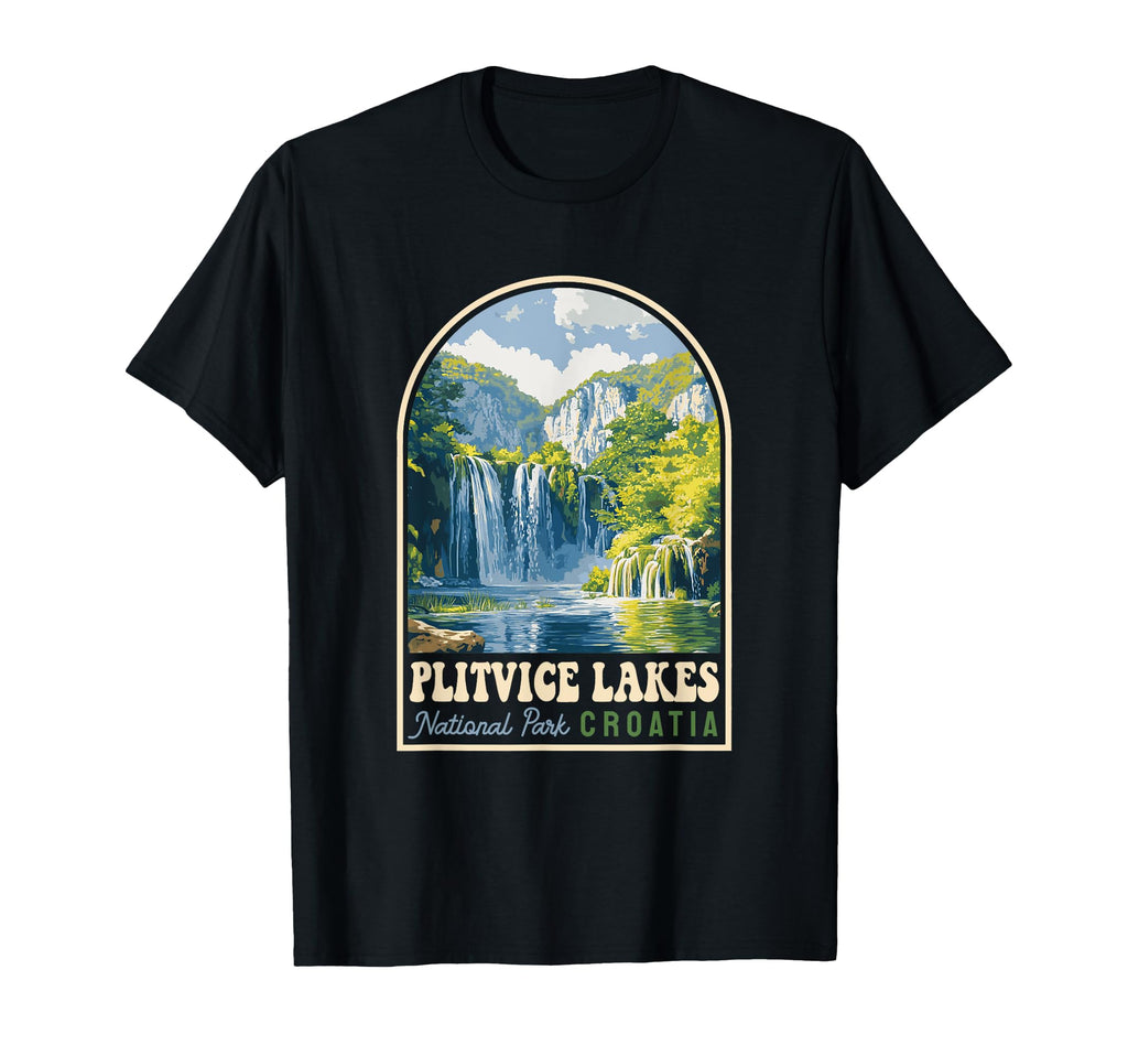 Plitvice Lakes National Park Croatia T-Shirt - Graphic Print Unisex - T-Shirt, Sweatshirt, Hoodie