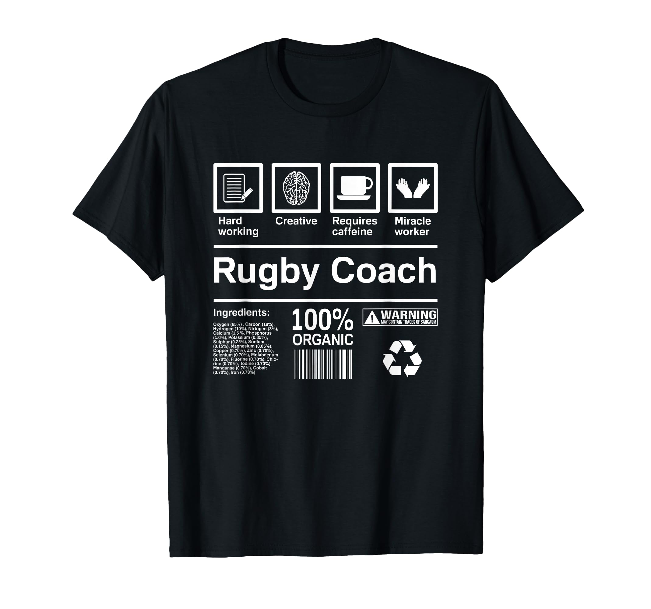 Rugby Coach Gift T-Shirt - Casual Everyday Wear for Adults - T-Shirt, Sweatshirt, Hoodie
