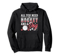 All You Need Is Hockey And Dog Hoodie - Custom Art Print for Adults - T-Shirt, Sweatshirt, Hoodie