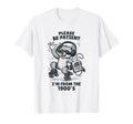 1900S Raccoon Roller Skater Cassette T-Shirt - Trendy Graphic Men Women - T-Shirt, Sweatshirt, Hoodie