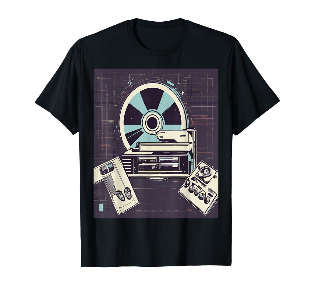 Laser Disc Game Arcade Cinematic T-Shirt - Streetwear Style Unisex - T-Shirt, Sweatshirt, Hoodie