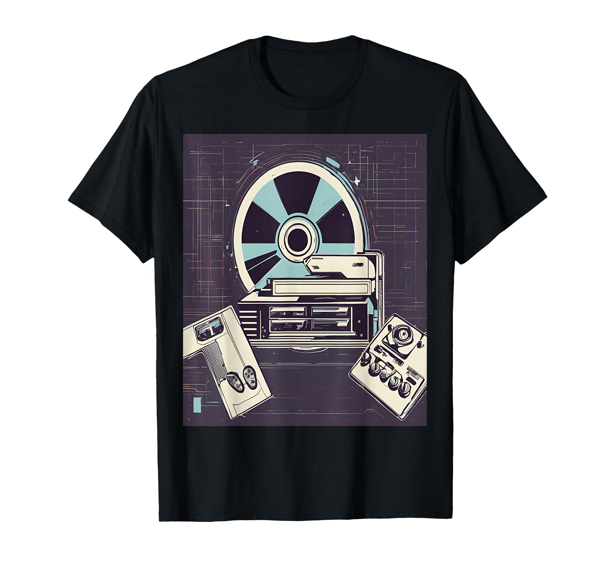 Laser Disc Game Arcade Cinematic T-Shirt - Streetwear Style Unisex - T-Shirt, Sweatshirt, Hoodie