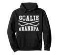 Ice Hockey Goalie Grandpa Hockey Hoodie - Novelty Apparel for Adults - T-Shirt, Sweatshirt, Hoodie