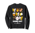 Baseball And Softball Mom Game Day Sweatshirt - Trendy Graphic Unisex - T-Shirt, Sweatshirt, Hoodie