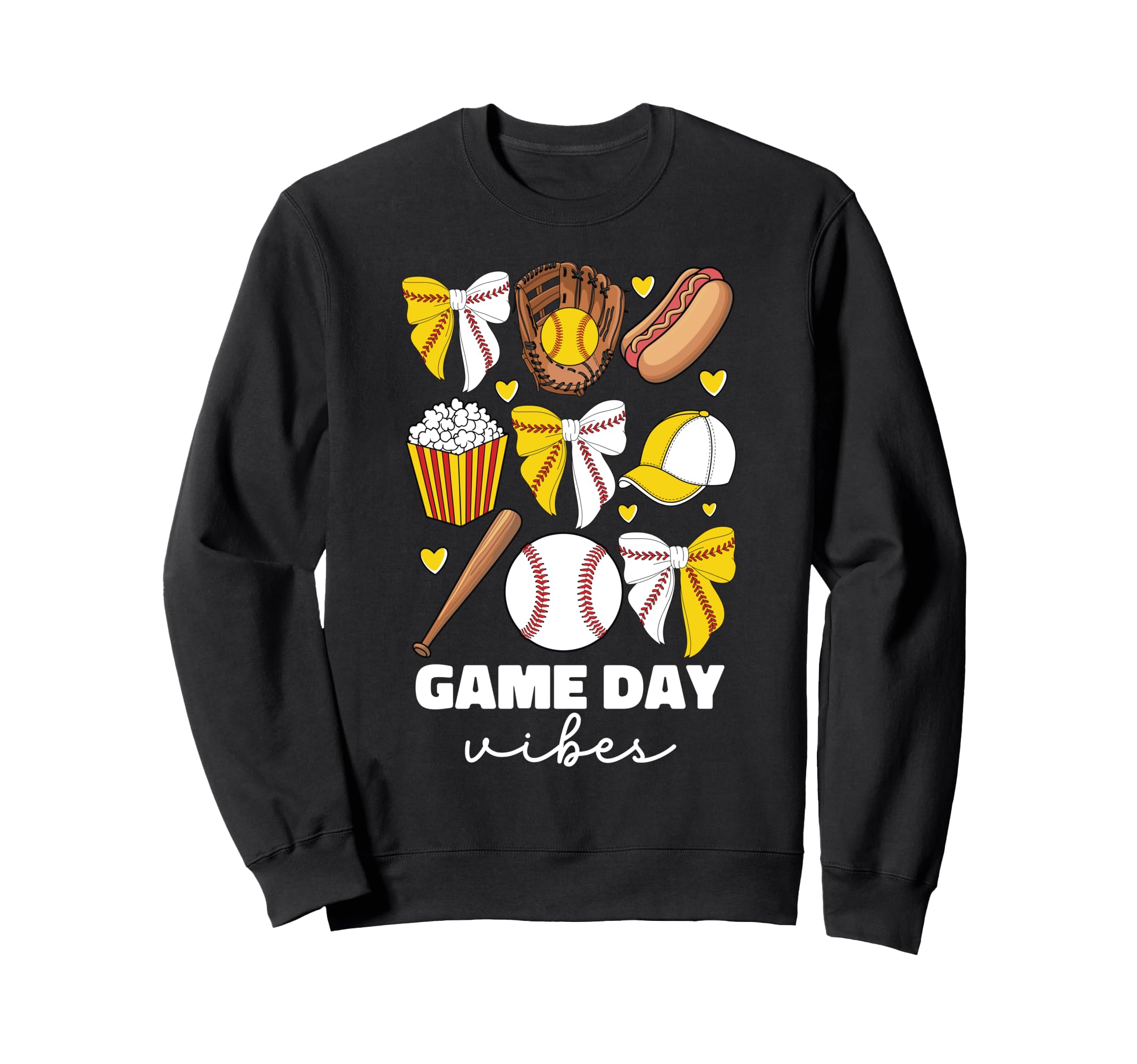 Baseball And Softball Mom Game Day Sweatshirt - Trendy Graphic Unisex - T-Shirt, Sweatshirt, Hoodie