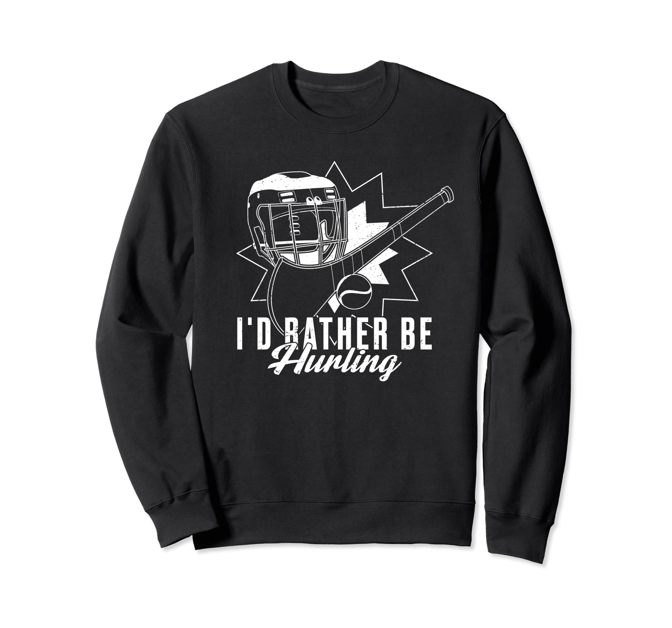 Hurling Helmet Athletic Goalkeeper Sweatshirt - Novelty Apparel Unisex - T-Shirt, Sweatshirt, Hoodie