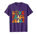 Love Peace Jesus Christian Fun 60S 70S T-Shirt - Novelty Apparel Unisex - T-Shirt, Sweatshirt, Hoodie