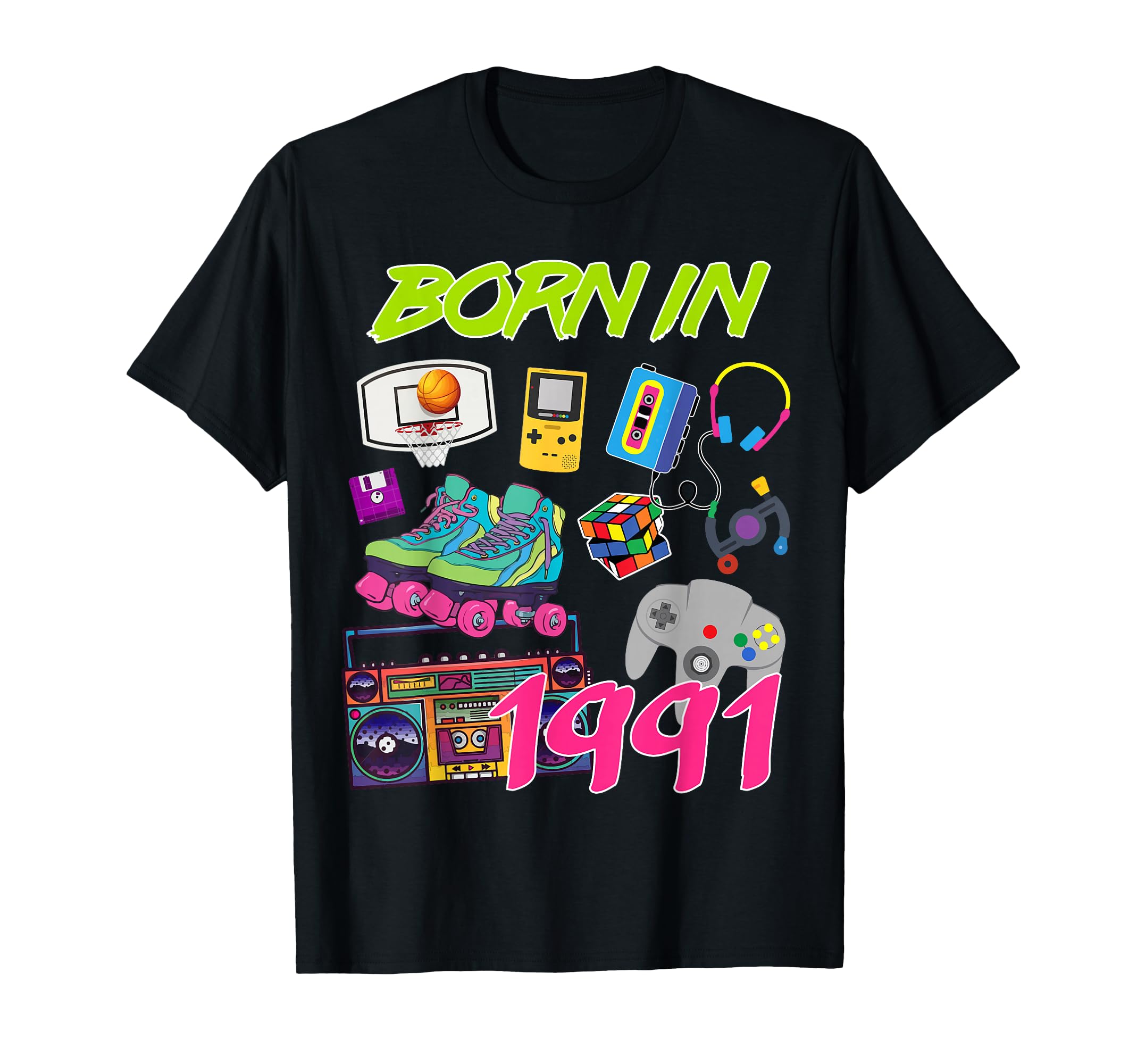 Born 1991 29Th Birthday Tees T-Shirt - Casual Everyday Wear for Adults - T-Shirt, Sweatshirt, Hoodie