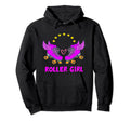 Funny Roller Skater Skating 70S 80S Hoodie - Custom Art Print Men Women - T-Shirt, Sweatshirt, Hoodie