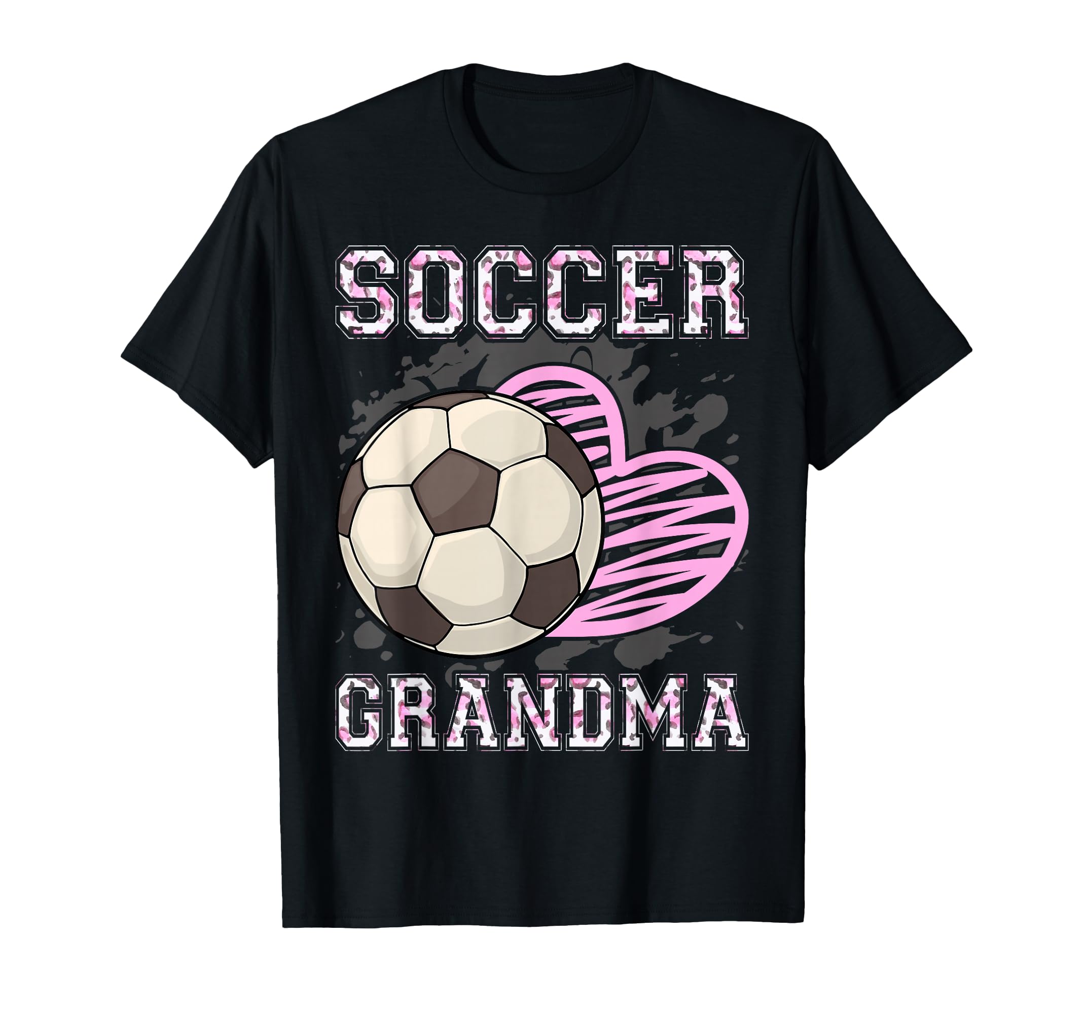 Soccer Grandma Leopard Heart Funny T-Shirt - Streetwear Style Men Women - T-Shirt, Sweatshirt, Hoodie