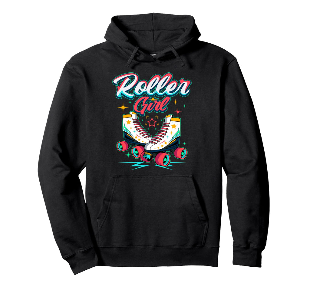 Roller Skating 70S 80S Roller Skate Hoodie - Minimalist Print Unisex - T-Shirt, Sweatshirt, Hoodie