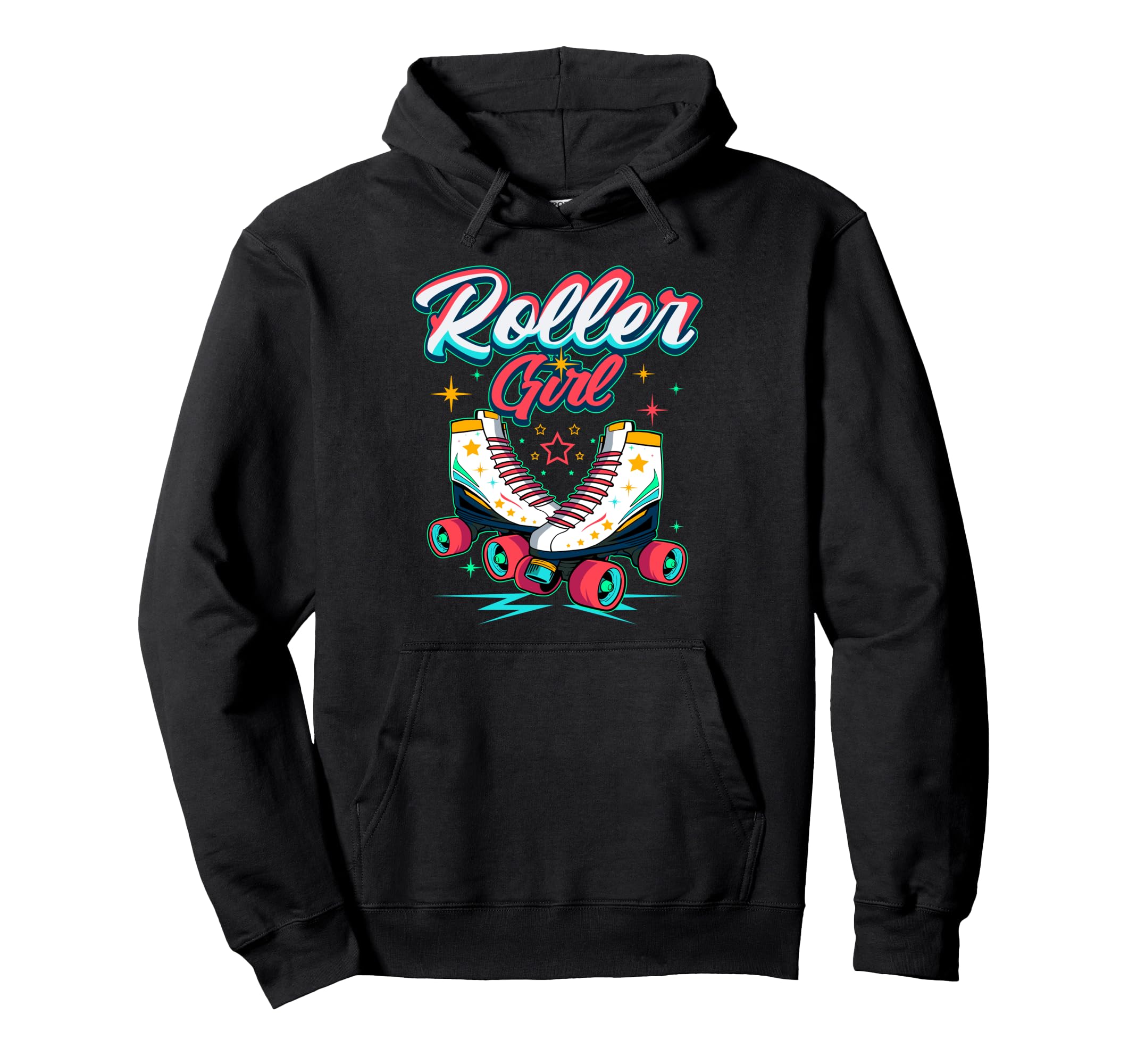 Roller Skating 70S 80S Roller Skate Hoodie - Minimalist Print Unisex - T-Shirt, Sweatshirt, Hoodie