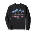 Country Club Florida Beach Surf Sweatshirt - Fun Novelty Design Unisex - T-Shirt, Sweatshirt, Hoodie