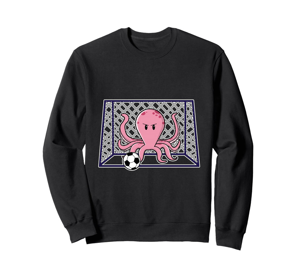 Octopus Goalkeeper Soccer Sports Sweatshirt - Graphic Print Unisex - T-Shirt, Sweatshirt, Hoodie