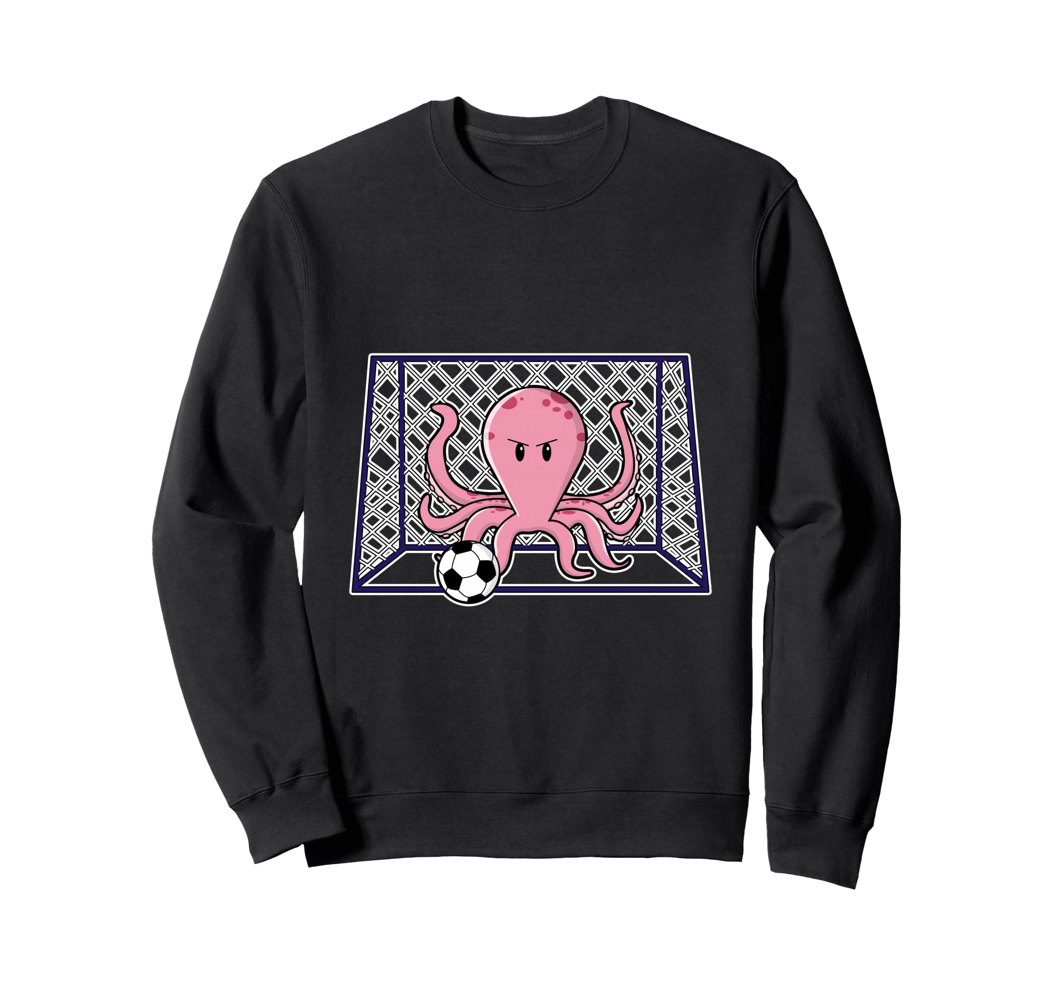 Octopus Goalkeeper Soccer Sports Sweatshirt - Graphic Print Unisex - T-Shirt, Sweatshirt, Hoodie