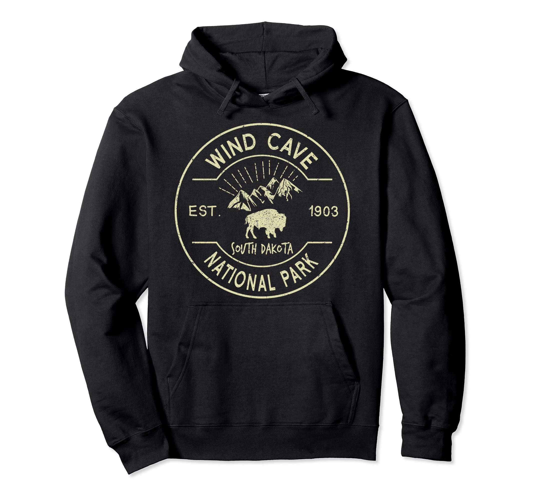 Wind Cave National Park Camping South Hoodie - Fun Novelty Design Unisex - T-Shirt, Sweatshirt, Hoodie