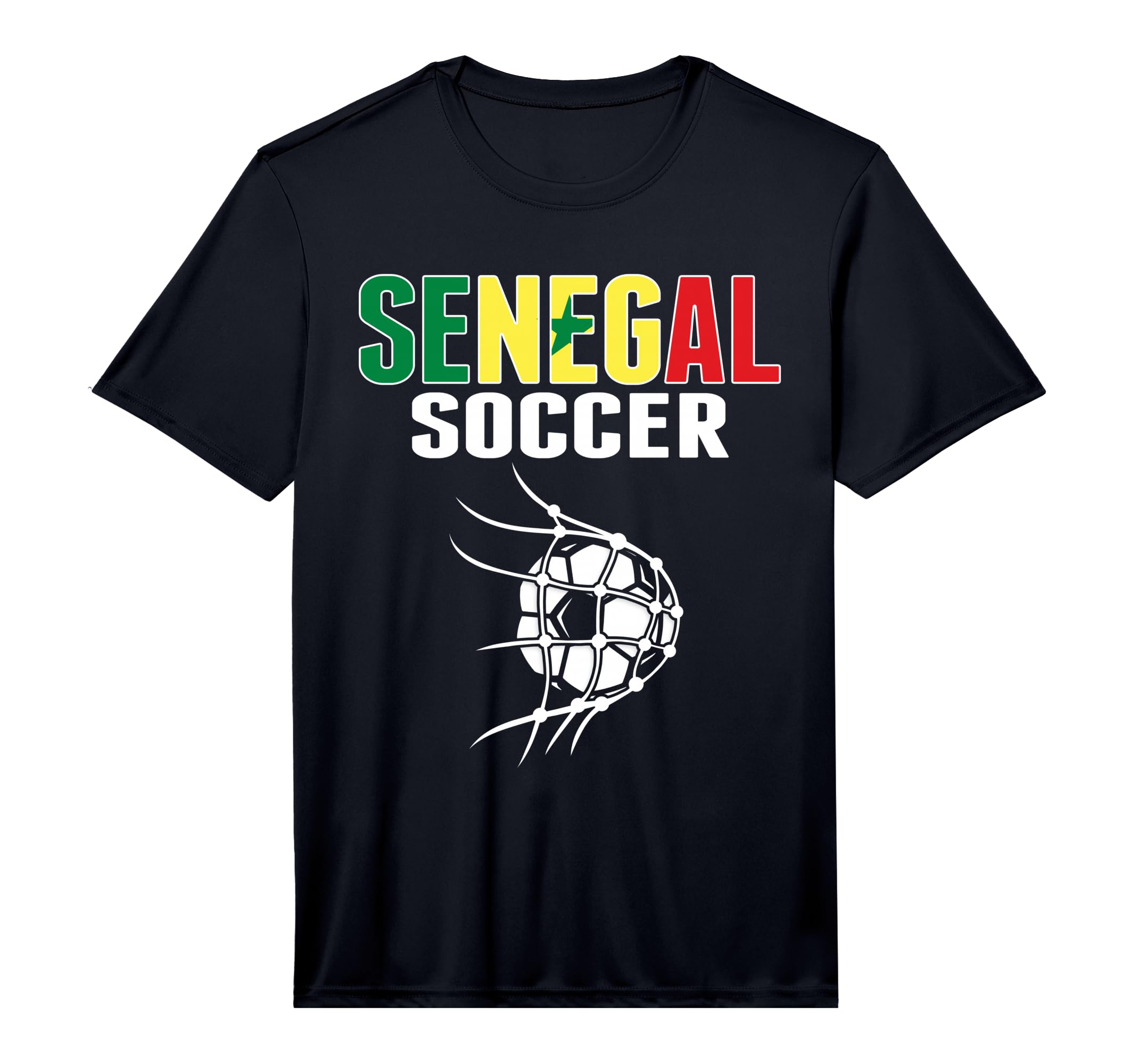 Senegal Soccer Fans Jersey Support T-Shirt - Custom Art Print for Adults - T-Shirt, Sweatshirt, Hoodie