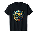 Pug Dog Soccer Ball Champion Fan T-Shirt - Custom Art Print Unisex - T-Shirt, Sweatshirt, Hoodie