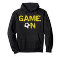 Game Soccer Ball Football Yellow Gold Hoodie - Unique Graphic Men Women - T-Shirt, Sweatshirt, Hoodie