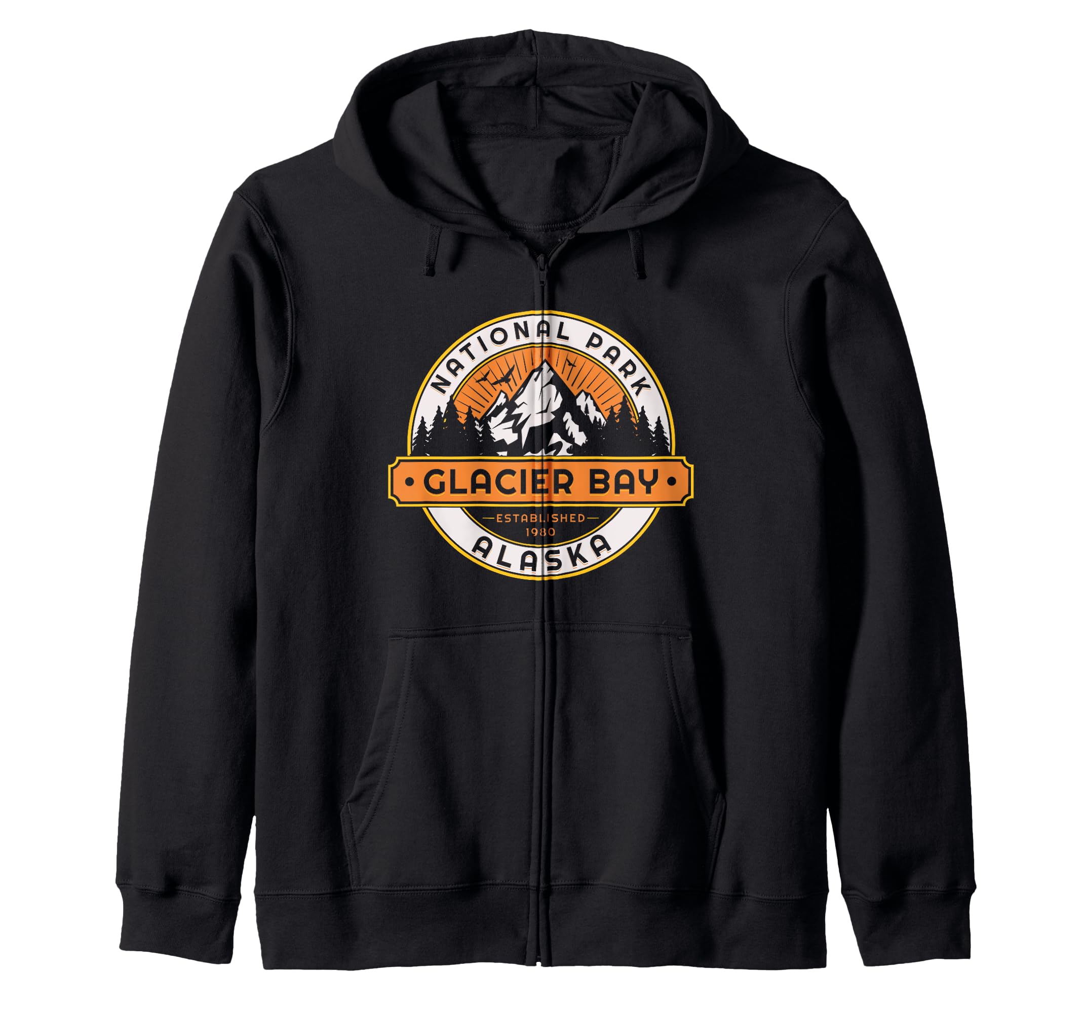 Glacier Bay National Park Alaska Usa T-Shirt - Custom Art Print Men Women - T-Shirt, Sweatshirt, Hoodie