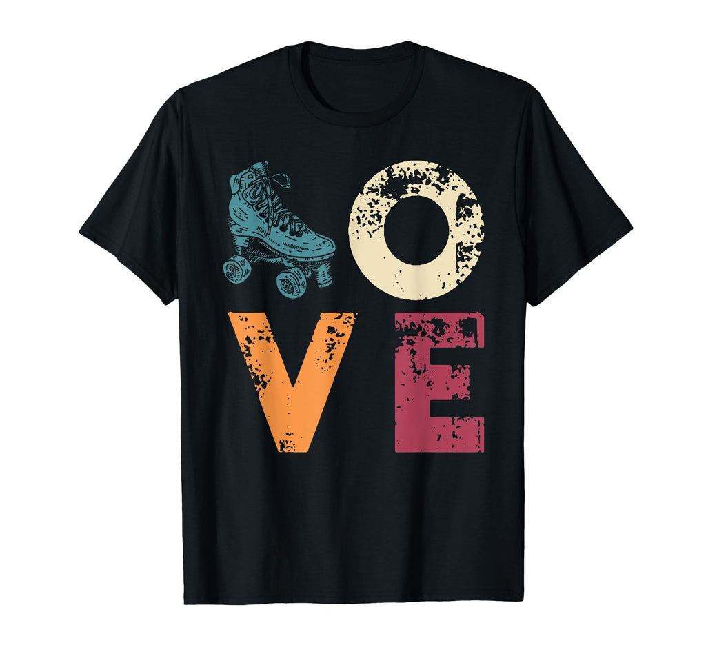 Rollerskate Love 70S Rollerskating T-Shirt - Fun Novelty Design for Adults - T-Shirt, Sweatshirt, Hoodie