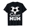 Soccer Mum Heart Funny Heartfelt Love T-Shirt - Novelty Apparel for Adults - T-Shirt, Sweatshirt, Hoodie