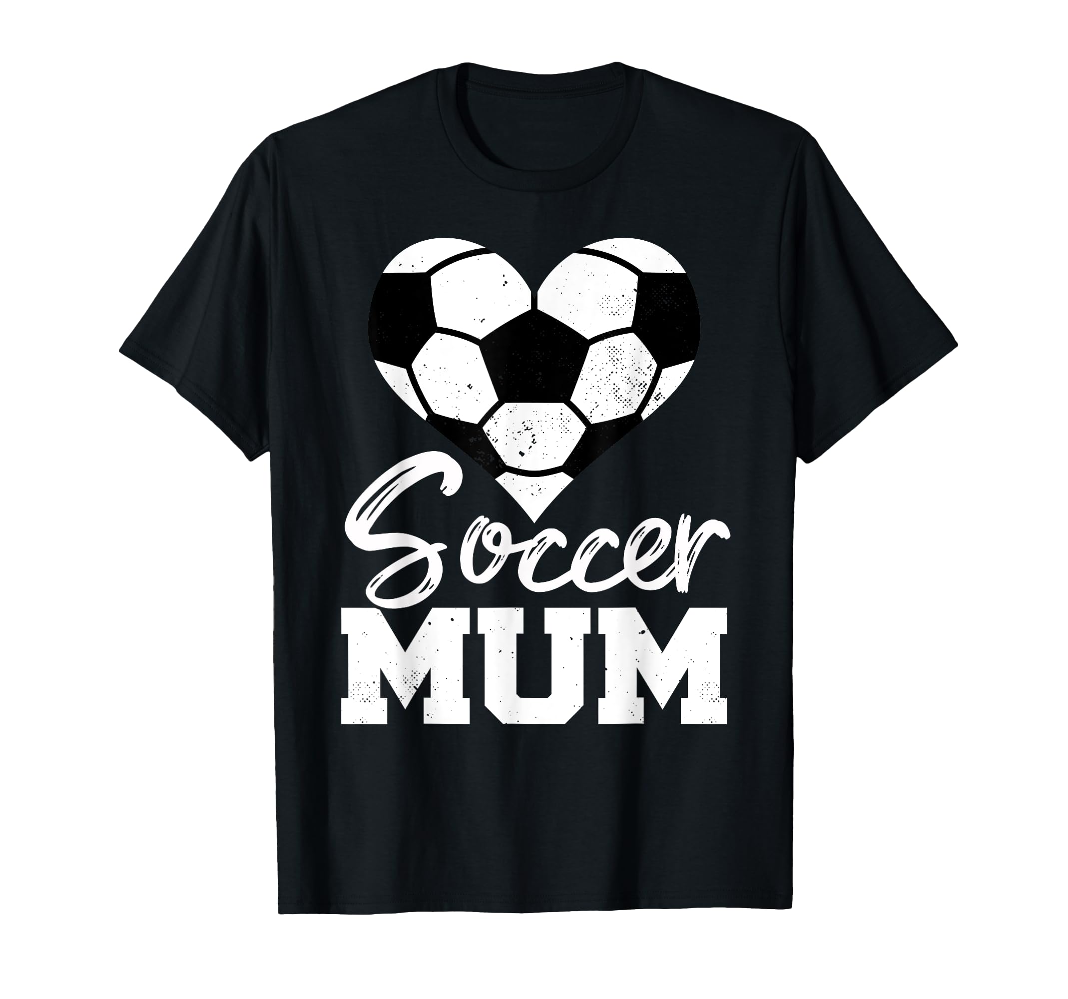 Soccer Mum Heart Funny Heartfelt Love T-Shirt - Novelty Apparel for Adults - T-Shirt, Sweatshirt, Hoodie